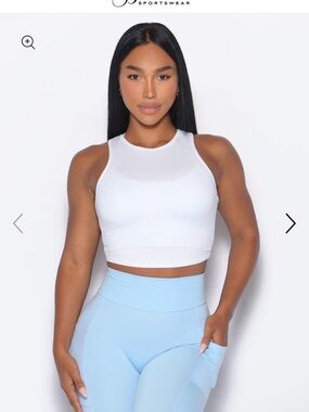 Bombshell Sportswear MUSCLE SCRUNCH TANK, NWT, Small, Sold Out!